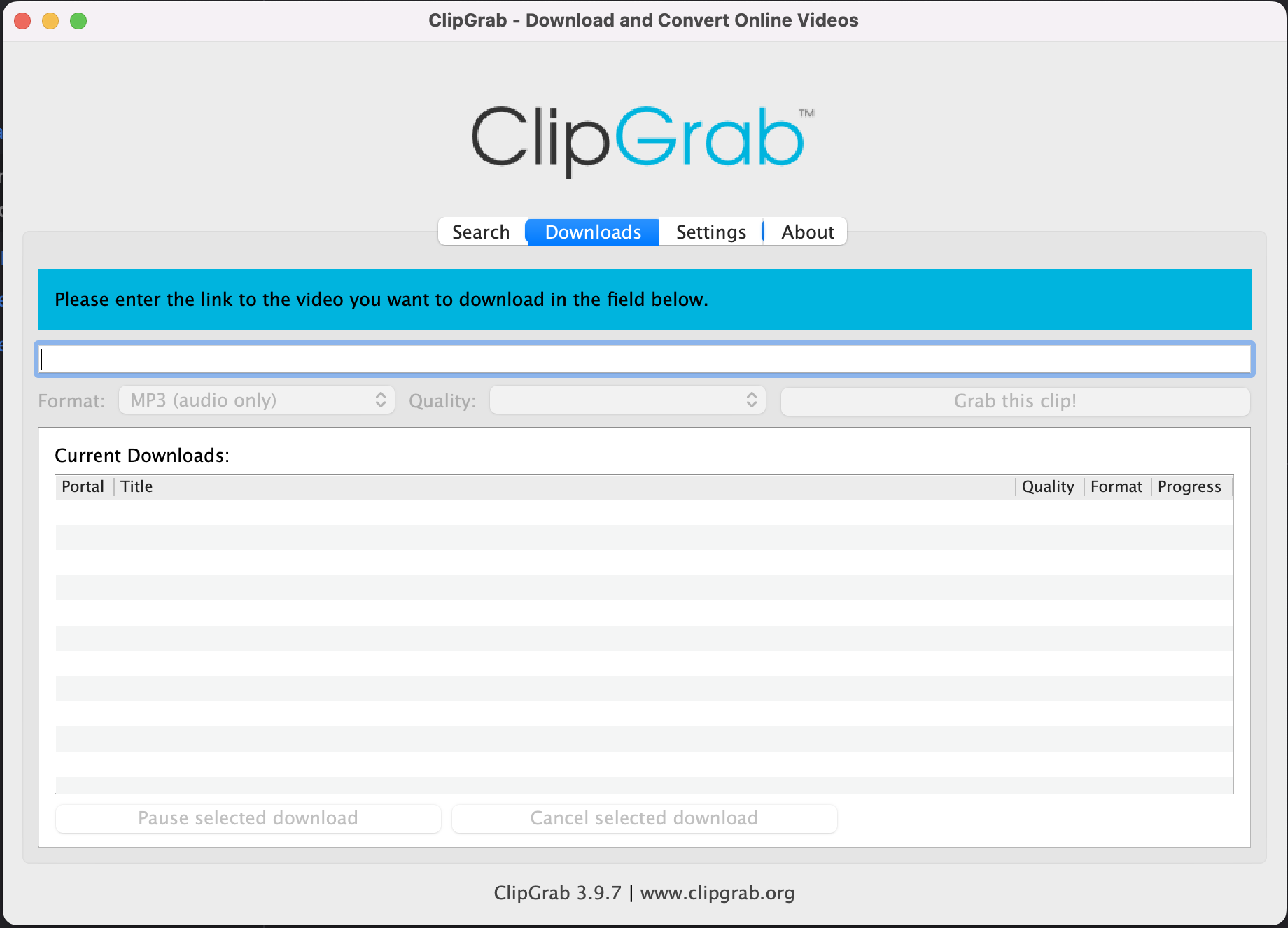 ClipGrab Screenshot